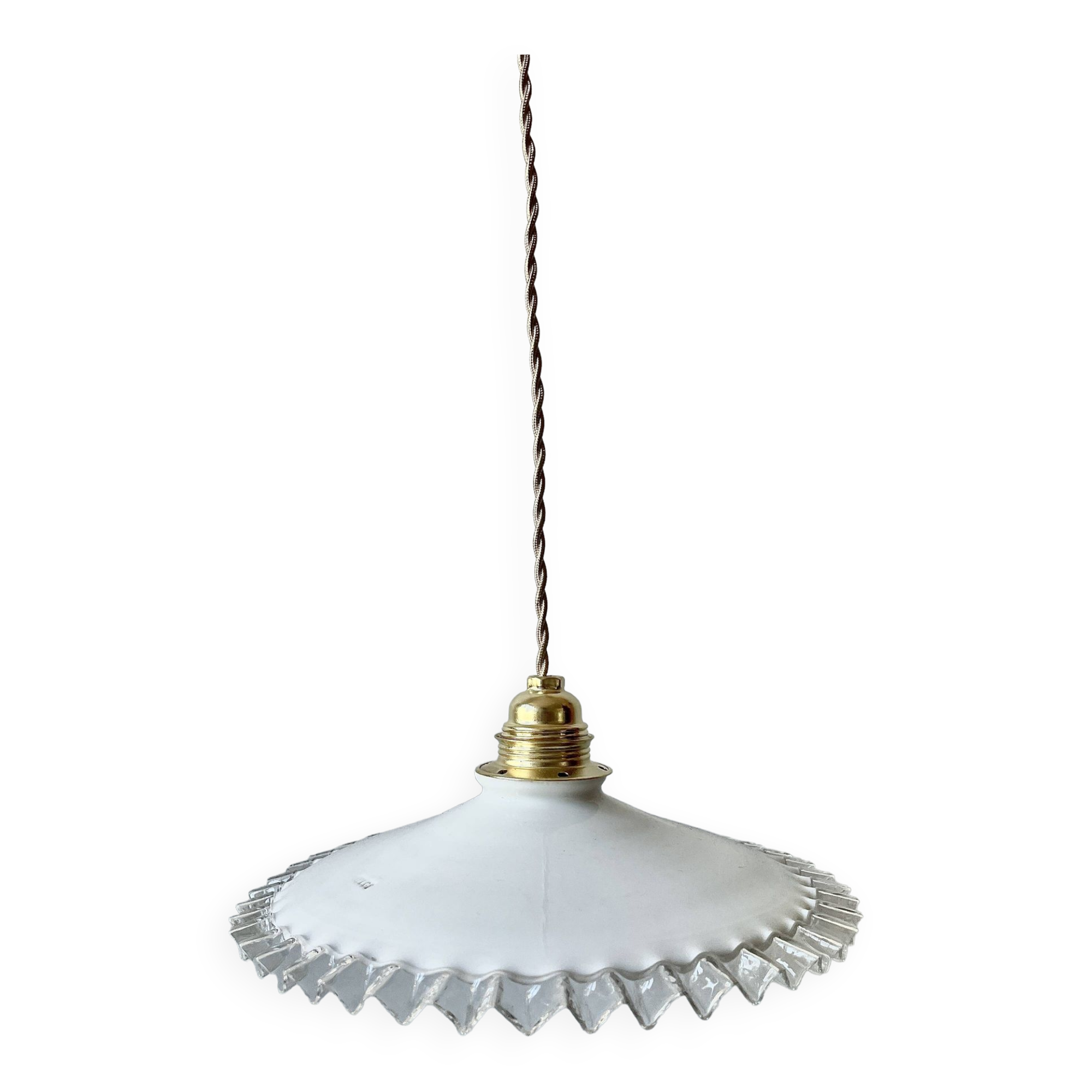 Opaline pendant light