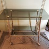 Rolling service 60s glass and brass