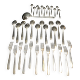 Tableware, silver-plated cutlery Argenta hallmark around 1970