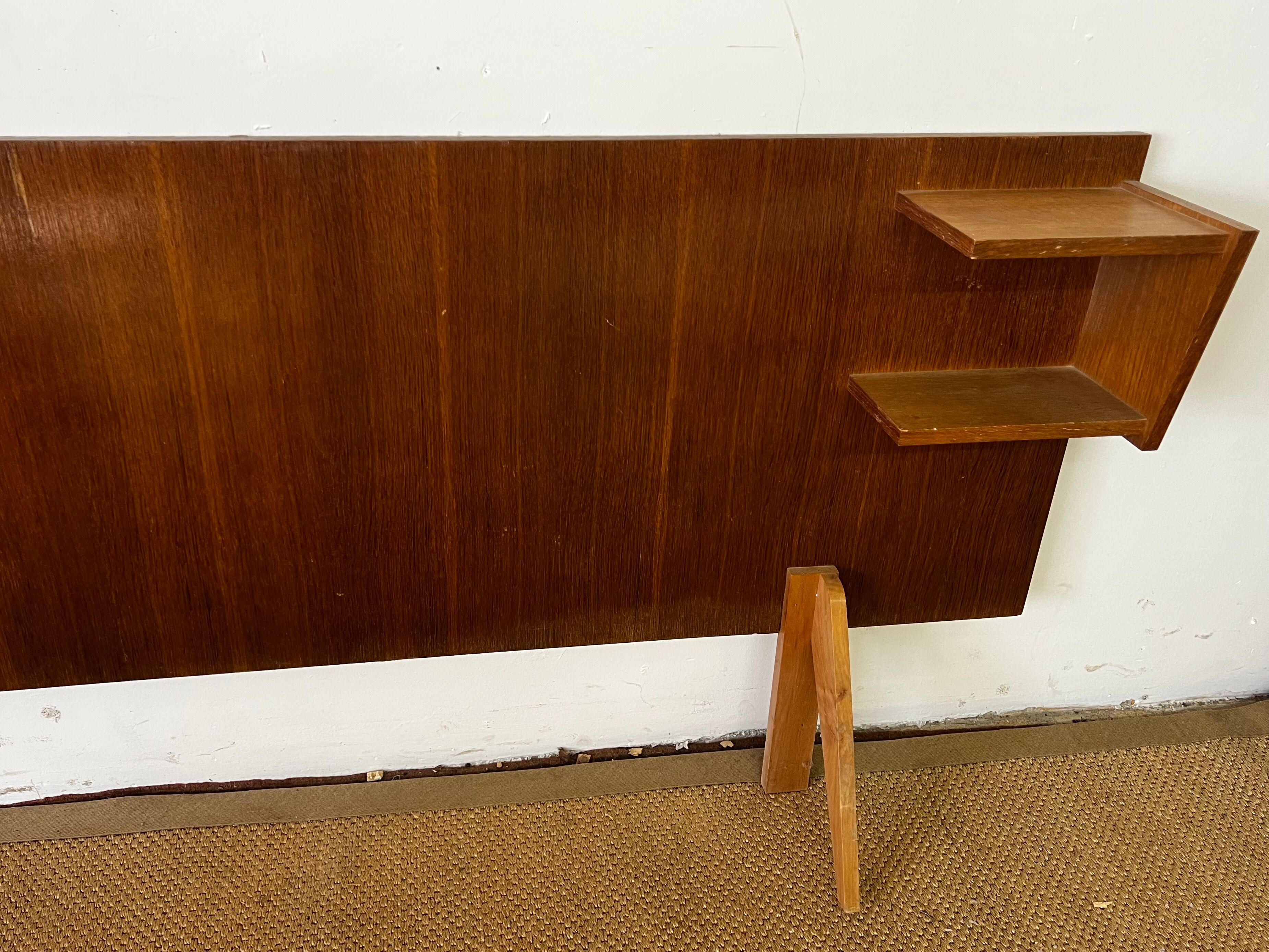 Vintage wooden headboard