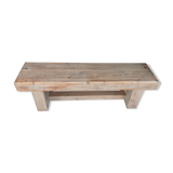 Light oak bench