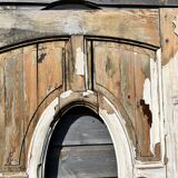 Old wooden door