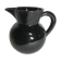 Former enamelled ceramic black pitcher 70s