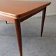Scandinavian extendable teak dining table from the 50s/60s