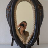 Brutalist mirror horse collar