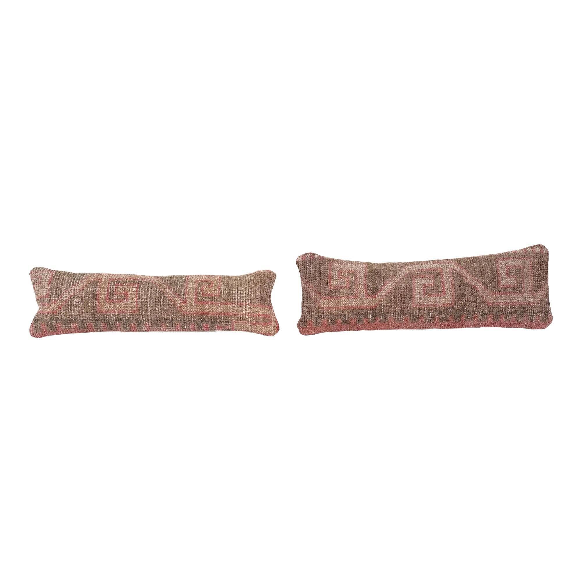 Set of 2 vintage Turkish cushion covers 15x61 cm