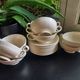 Set of 8 vintage Wedgwood cups with handles and 8 saucers