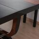 Expandable Art Deco Dining Table, Thuja Roots, Lacquered, France, circa 1930