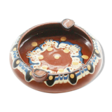 e-mail and clay ashtray