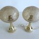 Pair Vintage Space Age table lamps, 1970s,