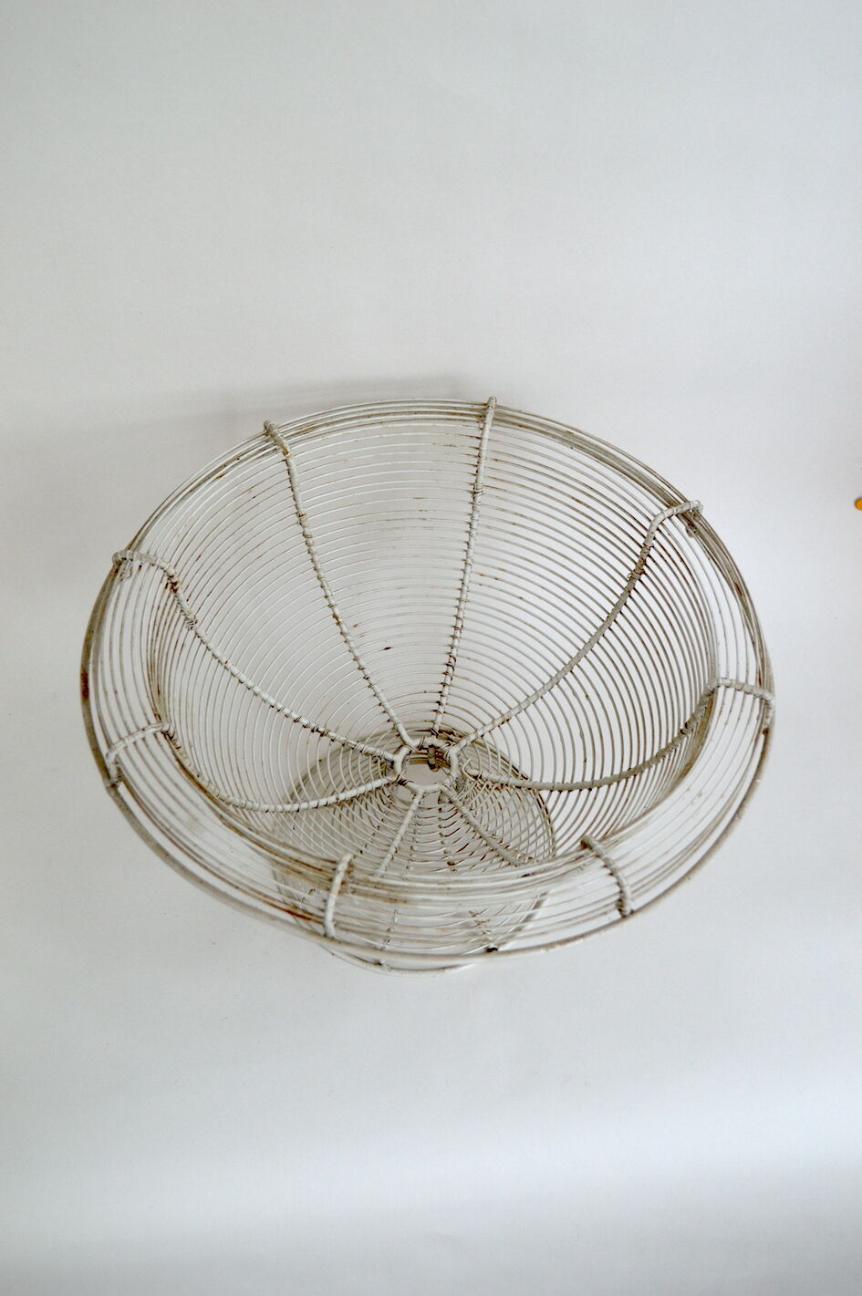 Vintage braided wire fruit basket