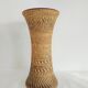 German ceramic hourglass-shaped vase, circa 1950