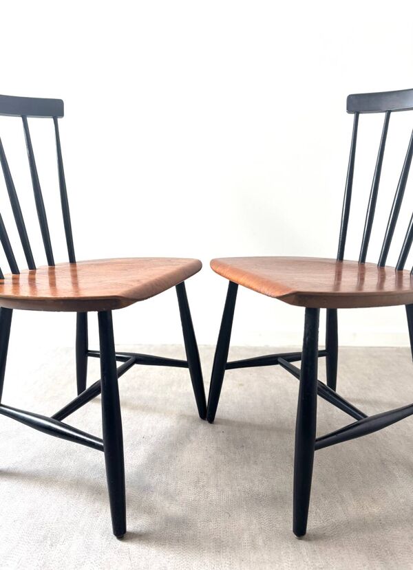 Paire de chaises scandinaves Nesto