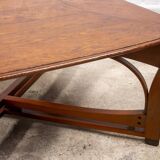 Frits Schuitema Jugendstil Coffee Table in Oak, 1980s