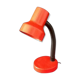 80s red metal articulated desk lamp Height: 280mm
