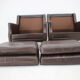 1970s pair of leather armchairs,denmark