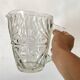 Italy pressed glass pitcher