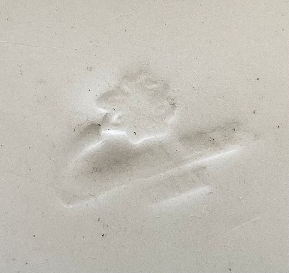 Italian speckled stoneware salad bowl