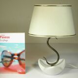 Ceramic and brass lamp from the 1950s.