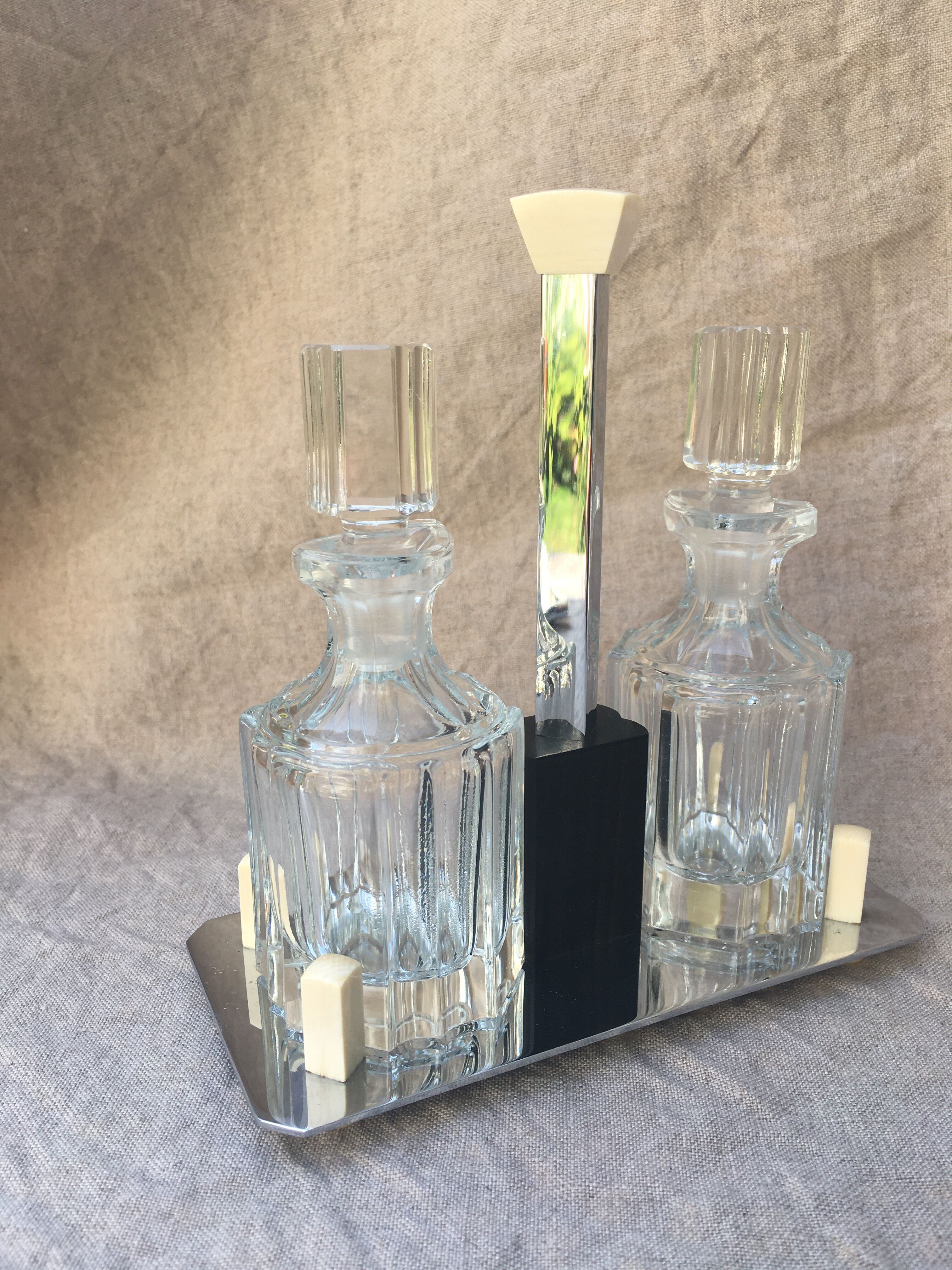 Servant oil vinegar Art Deco