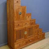 Kaidan Tansu staircase furniture in teak – 2nd part 20th century