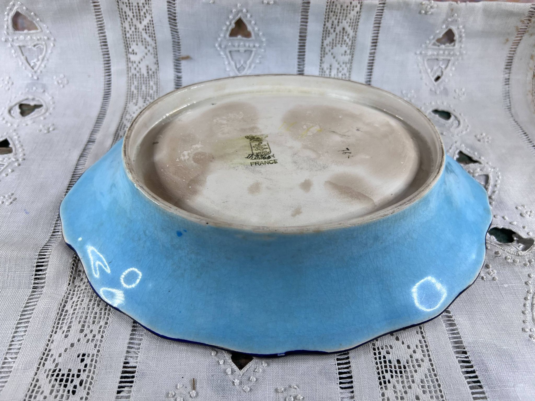 Coupe décorative en émaux de Longwy