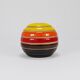 Vase boule en céramique rayé Aldo Londi Bitossi, Italie, 1960s