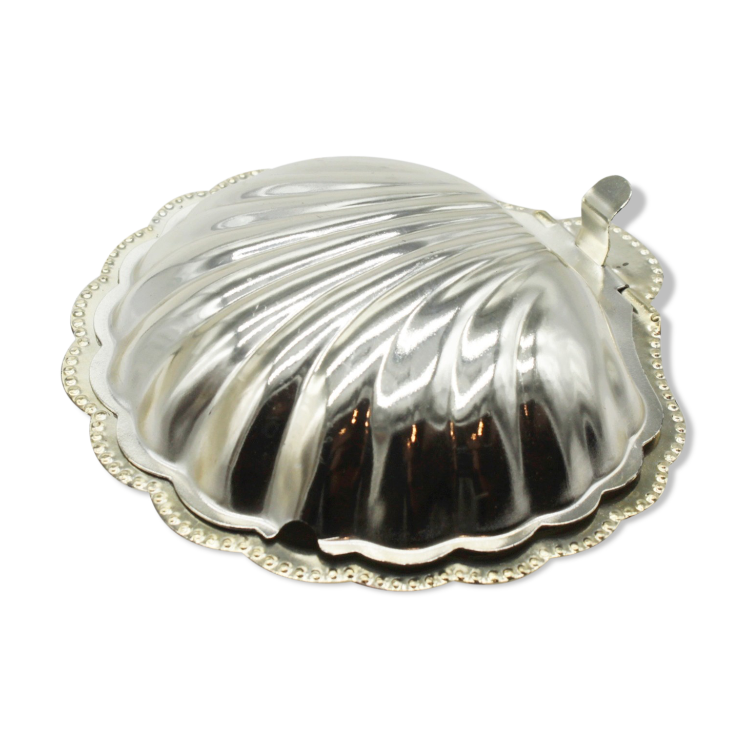 Beurrier en forme de coquillage vintage