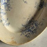 Old floral decor presentation plate