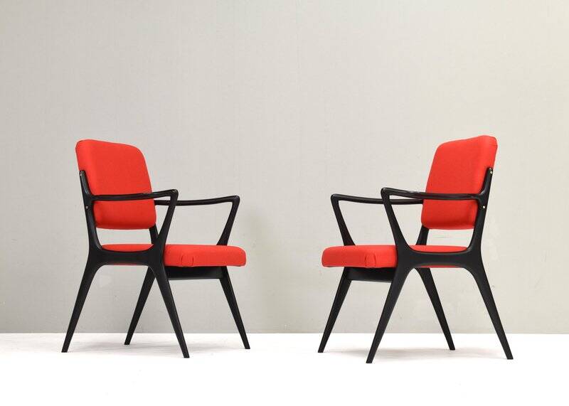 Fauteuils S5 attribués à Alfred Hendrickx pour Belform, Belgique, années 1950, ensemble de 2.