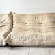 Togo Ensemble Ligne Roset vintage – 3-seater sofa and armchair