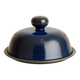 Blue glazed stoneware cheese dome