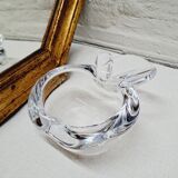 Crystal apple ashtray