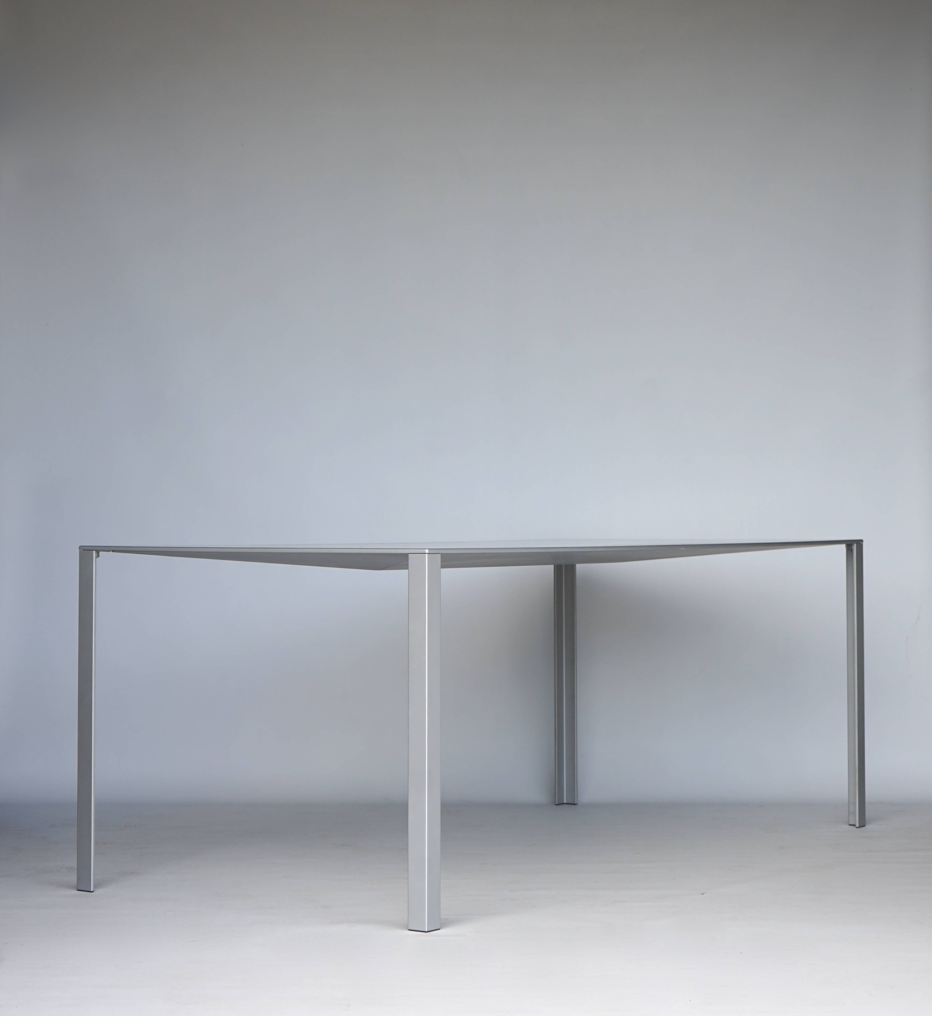 Minimalist table "Less" by Jean Nouvel for Molteni. 1990s.