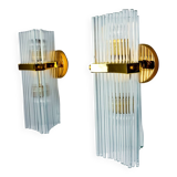 Pair of wall lights from Sciolari for Lightolier, Italy, 1970