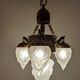 Lampe de plafond du modernisme catalan. Barcelone Espagne,1930s.