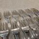 12 silver plated cake forks, goldsmith Argit, art deco style