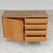 Buffet U 458 chêne clair Jiri Jiroutek pour Interier Praha 1960