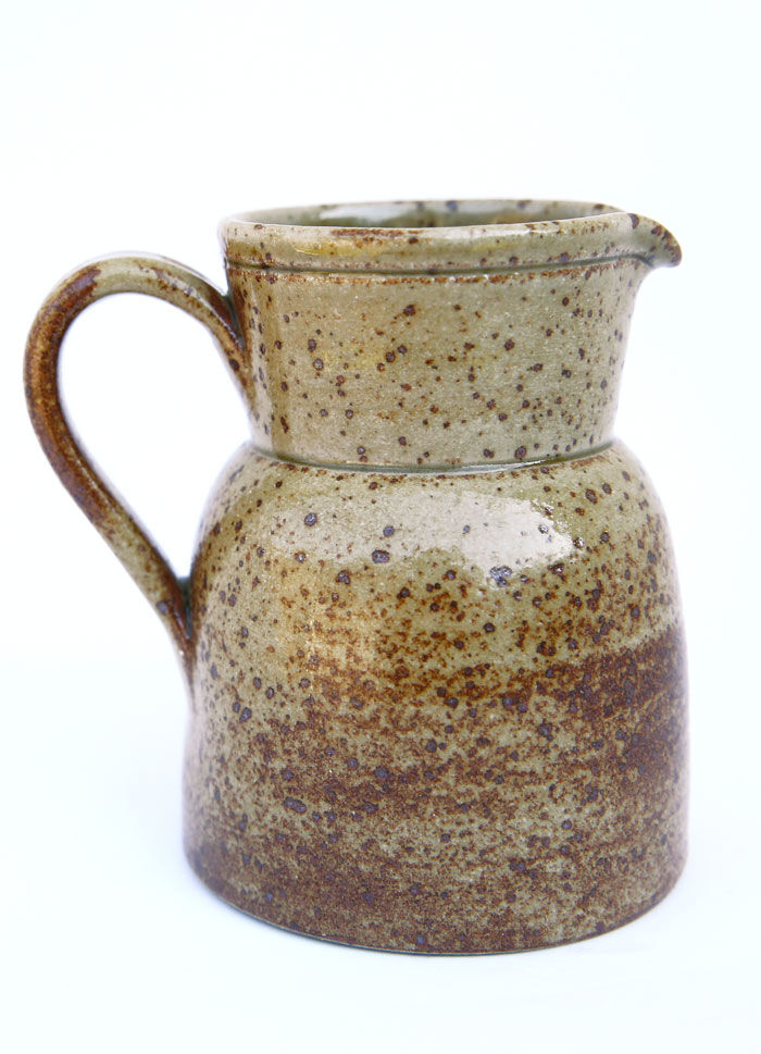 Hurtault family sandstone milk pitcher, Puisaye, La Borne