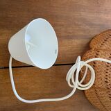 Hanging lamp wicker flower