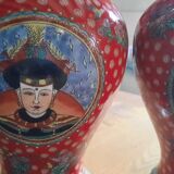 Pair of large Chinese vases in imperial style