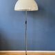 Vintage dijkstra mushroom floor lamp with glass lampshade