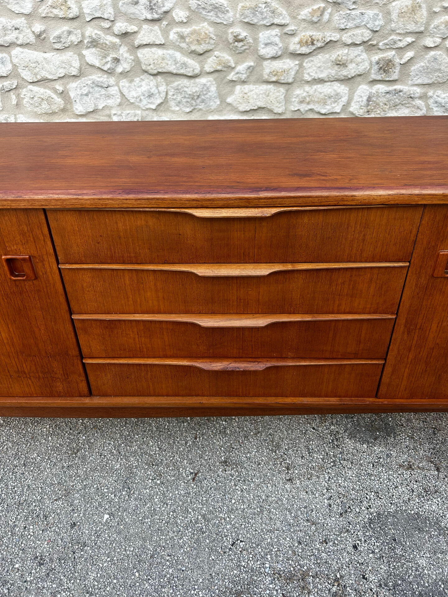 Vintage Scandinavian sideboard - 250 cm