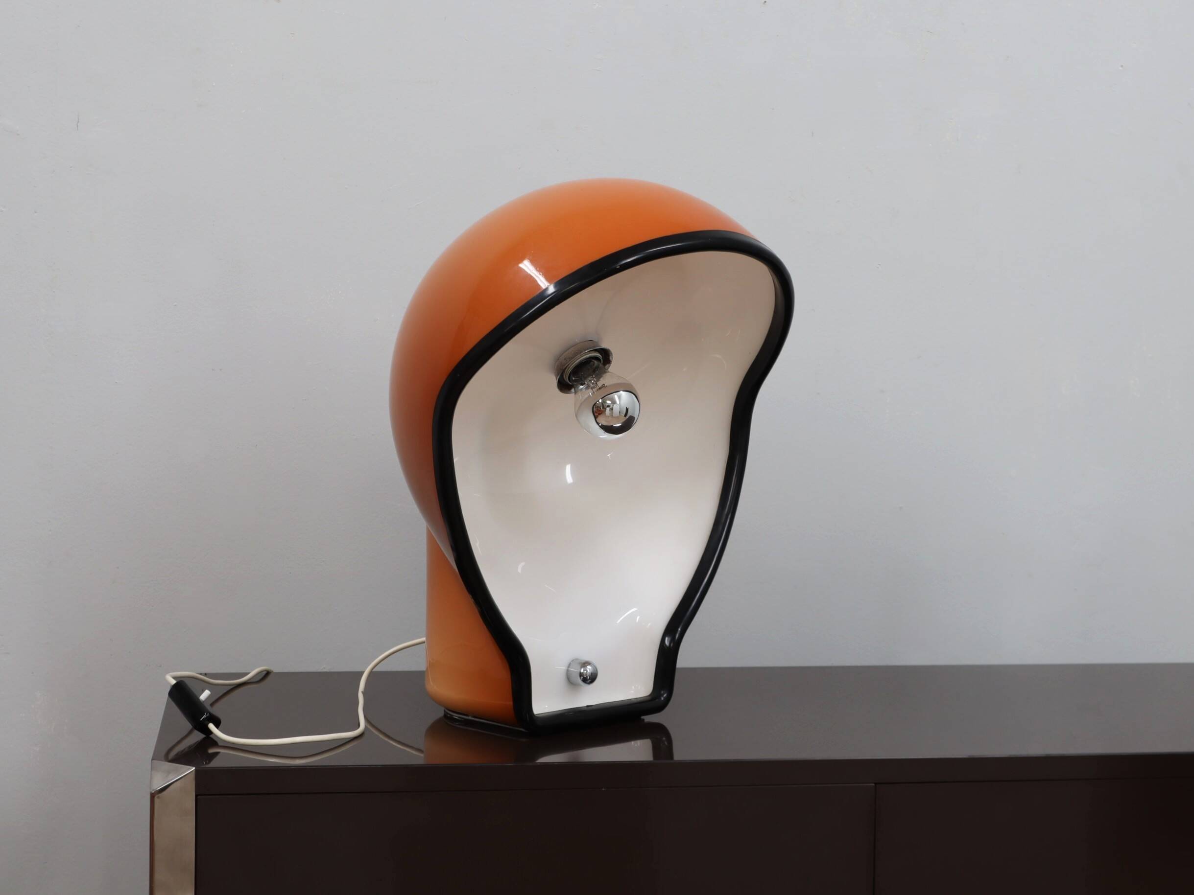 Original space age Fabio Lenci "Birghitta" table lamp for iGuzzini 1960s
