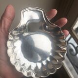 Christofle scallops in silver metal