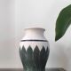 Vintage stoneware vase signed