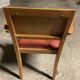 Club armchair with curved armrests known as "bridges" from the 1950s.