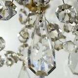 Bronze and Crystal Wall Lights with Pendants, Louis XV style – Late 19th century