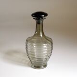 Art Deco Smoked Carafe