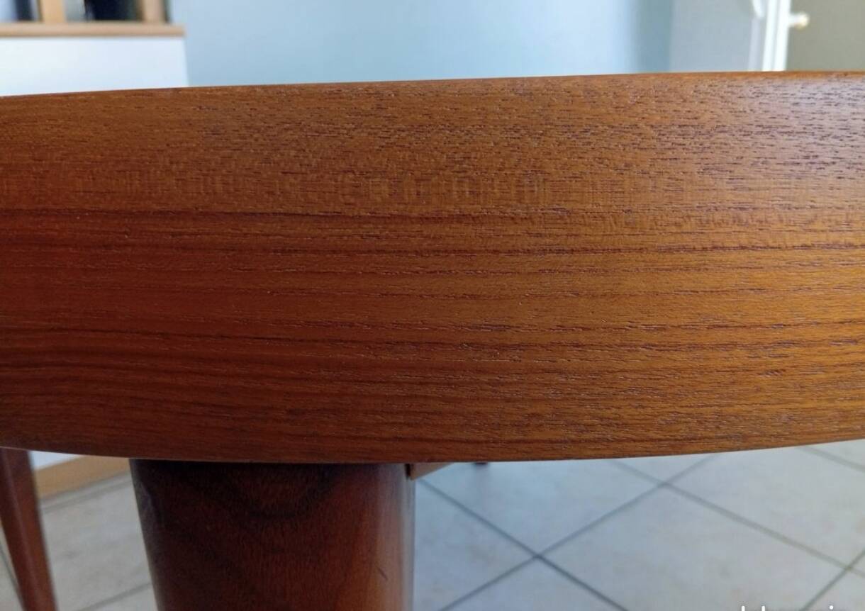 Table scandinave vintage teck